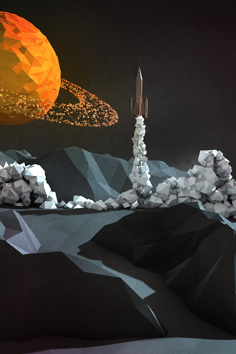 Illustration for article titled The World Would be Cooler if it Was Made Out of Polygons